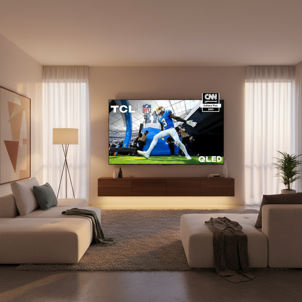 65-Inch Q6 QLED 4K Smart TV with Google TV (65Q650G, 2023 Model) Dolby Vision, Dolby Atmos, HDR Pro+, Game Accelerator Enhanced Gaming, Voice Remote, Works with Alexa, Streaming UHD Television