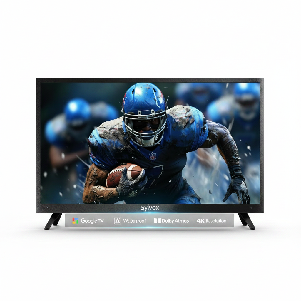 Outdoor TV, 43 Inch Waterproof Smart Outdoor Tvs, 4K, HDR 10, Weatherproof,1000Nits, Voice Assistant Remote, for Partial Sun Area(Deck Pro 3.0, Latest Model)